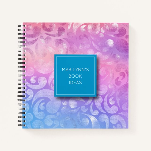 Cuaderno Manual de esquema del patrón irlandés personalizad (Anverso)