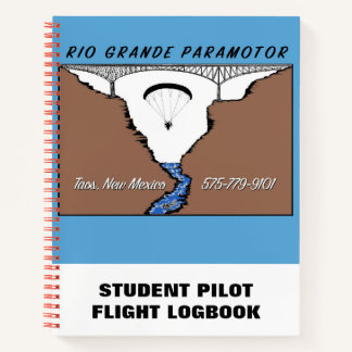 Cuaderno Manual de vuelo del piloto del paramotor de los es