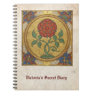 Cuaderno Manuscrito Botánico de la Rosa Medieval