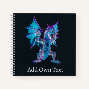 Cuaderno Manuscrito de Fantasía Fuego Azul Reliquia del Dra