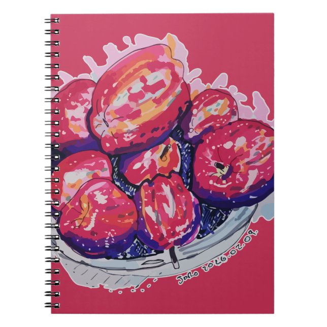 Cuaderno Manzanas Abstractas (Frente)