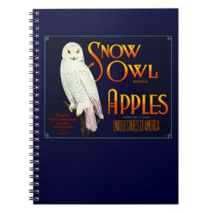 Cuaderno Manzanas de búho de nieve