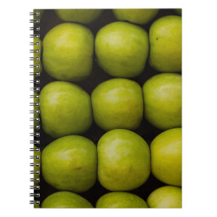Cuaderno Manzanas fruta alimento manzanas verdes