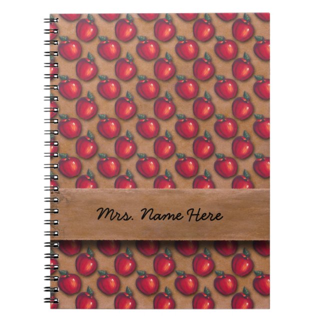 Cuaderno Manzanas rojas Brown (Frente)