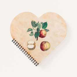 Cuaderno Manzanas rojas con hojas