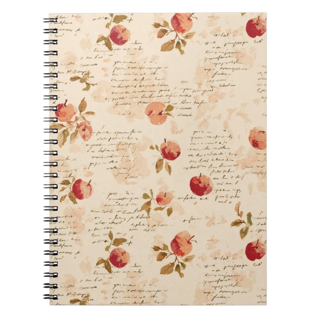 Cuaderno Manzanas Rojas Francesas  (Frente)