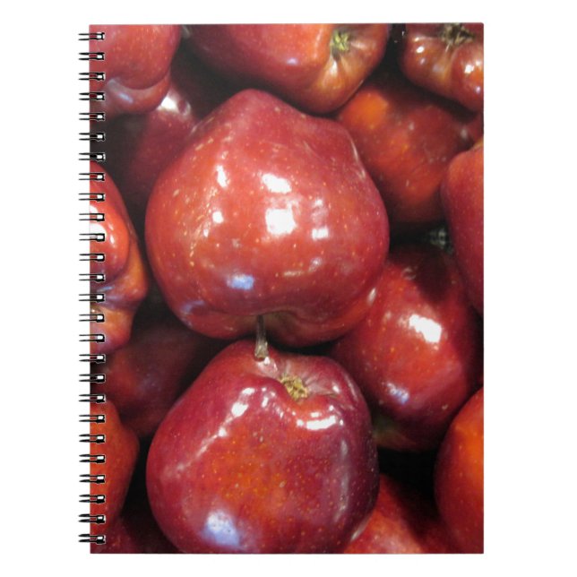 Cuaderno Manzanas rojas oscuras (Frente)