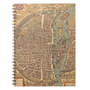 Cuaderno Mapa antiguo antiguo inspirado (14)