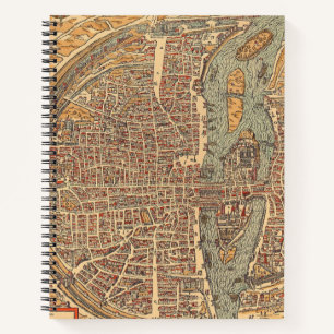 Cuaderno Mapa antiguo antiguo inspirado (14)