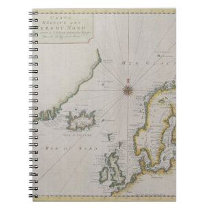 Cuaderno Mapa antiguo de Escandinavia 2