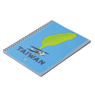 Cuaderno Mapa Antiguo de Taiwán