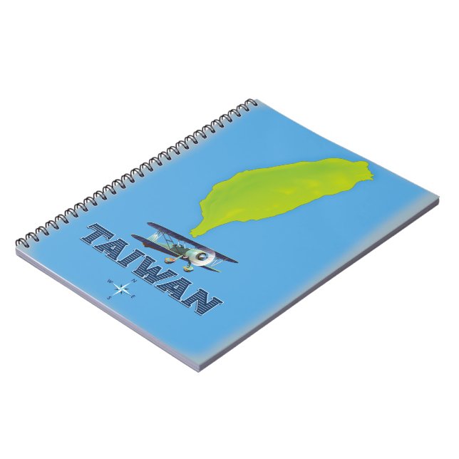 Cuaderno Mapa Antiguo de Taiwán (Lado Izquierdo)