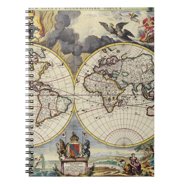 Cuaderno Mapa antiguo inspirado (4) (Frente)