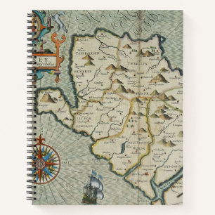 Cuaderno Mapa antiguo inspirado (7)