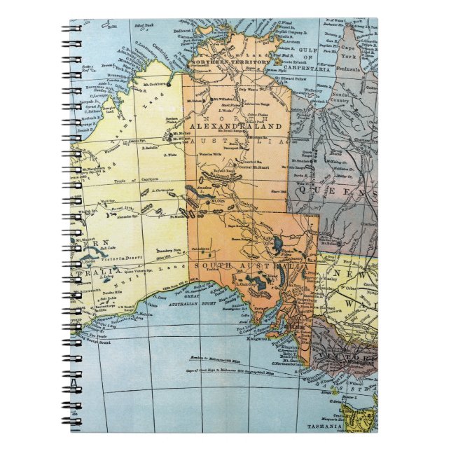 Cuaderno MAPA: AUSTRALIA, c1890 (Frente)