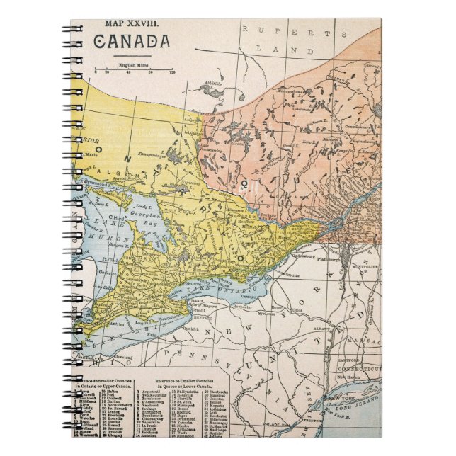 CUADERNO MAPA: CANADÁ DEL ESTE (Frente)