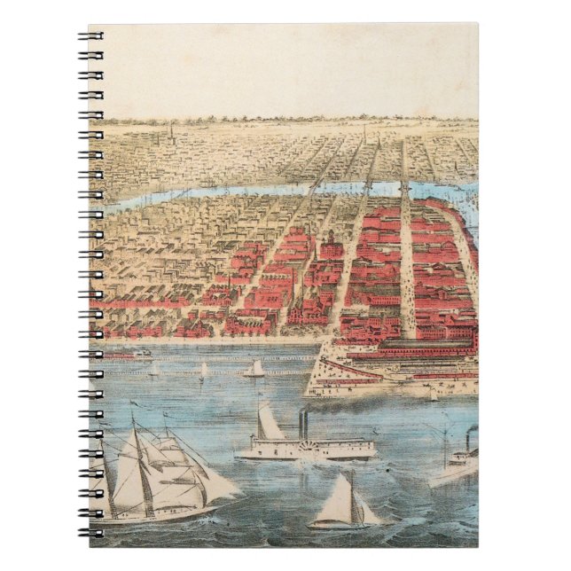Cuaderno MAPA: CHICAGO, c1857 (Frente)