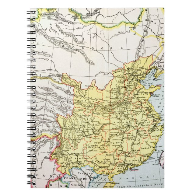 CUADERNO MAPA: CHINA, 1910 (Frente)