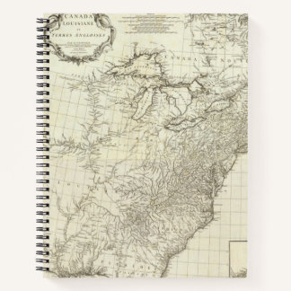 Cuaderno Mapa compuesto de Canadá