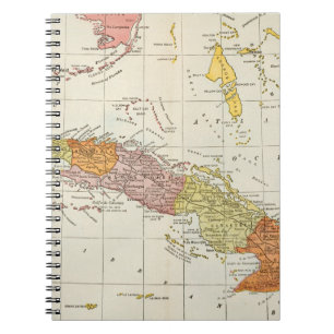 CUADERNO MAPA: CUBA, 1900