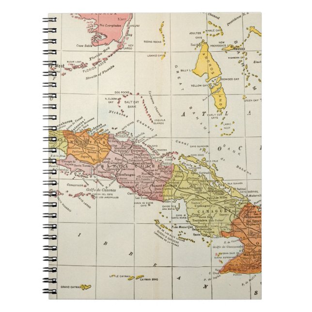 CUADERNO MAPA: CUBA, 1900 (Frente)