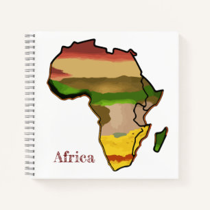 Cuaderno Mapa de África