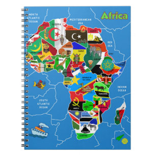 Cuaderno Mapa de África
