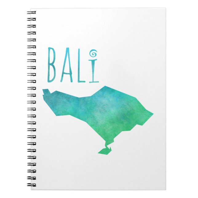 Cuaderno Mapa de Bali (Frente)