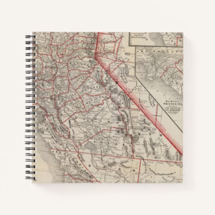 Cuaderno Mapa de California