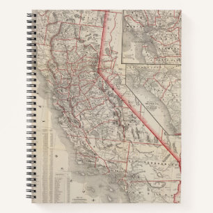 Cuaderno Mapa de California