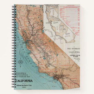Cuaderno Mapa de California 2