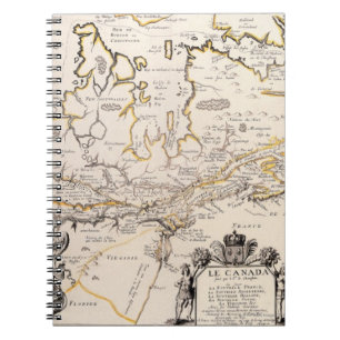 Cuaderno Mapa de Canadá