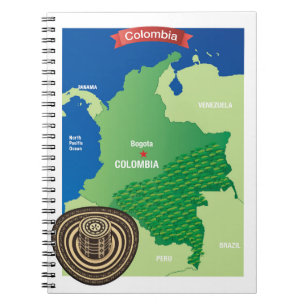 Cuaderno Mapa de Colombia