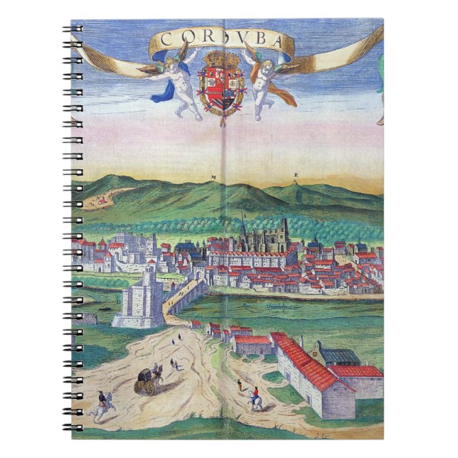 Cuaderno Mapa de Córdoba, de "Civitates Orbis Terrarum" (Frente)