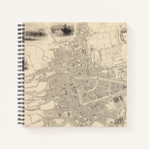 Cuaderno Mapa de Cork, Irlanda