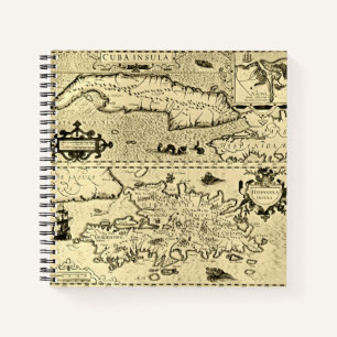 Cuaderno Mapa de Cuba y La Española