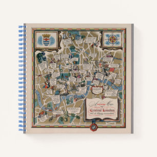 Cuaderno Mapa de Dunlop - Lugares literarios del centro de