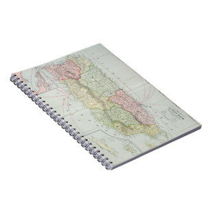 Cuaderno Mapa de época de Puerto Rico (1901)