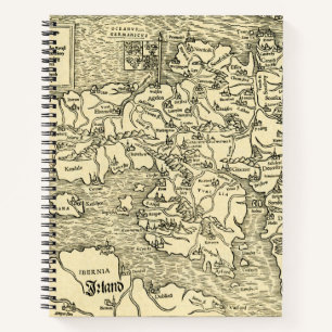 Cuaderno Mapa de Inglaterra en Geographia Universalis de Pt