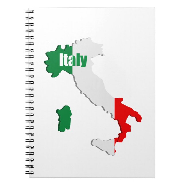 Cuaderno Mapa de Italia (Frente)