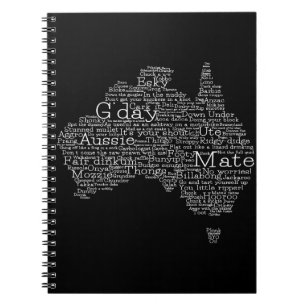 Cuaderno Mapa de jerga australiana