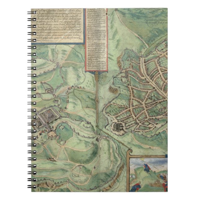 Cuaderno Mapa de Jerusalén, de 'Civitates Orbis Terrarum (Frente)