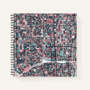 Cuaderno Mapa de Kyoto Japón