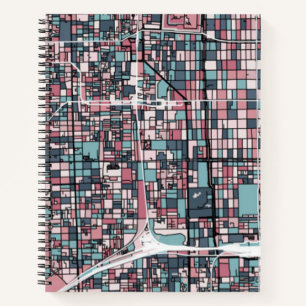 Cuaderno Mapa de Kyoto Japón
