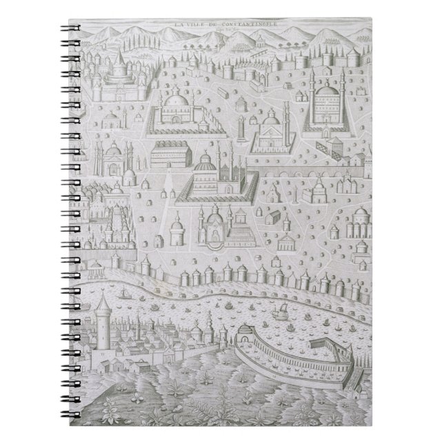Cuaderno Mapa de la ciudad de Constantinopla, Turquía, (Frente)