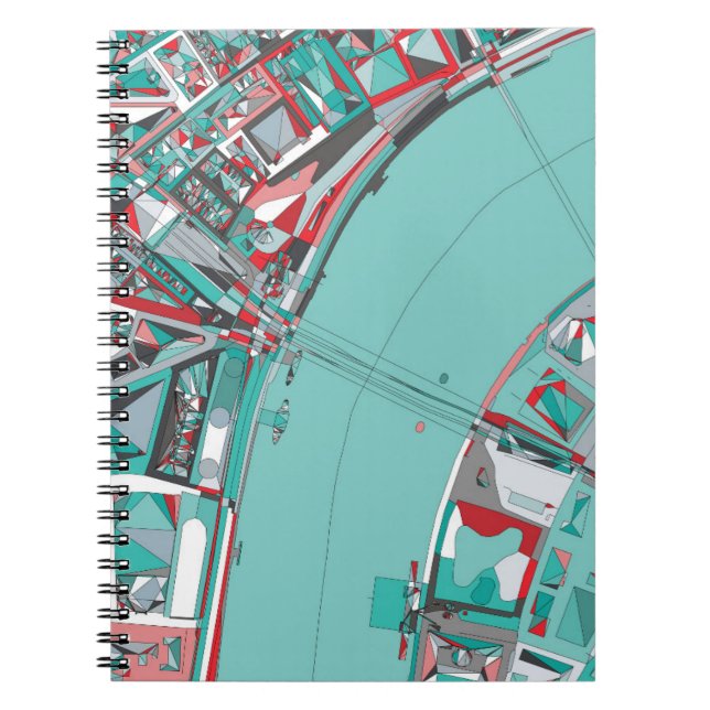 Cuaderno Mapa de la estructura de la ciudad de Londres (Frente)