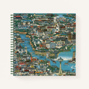 Cuaderno Mapa de las Cataratas del Niágara