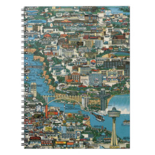 Cuaderno Mapa de las cataratas del Niágara