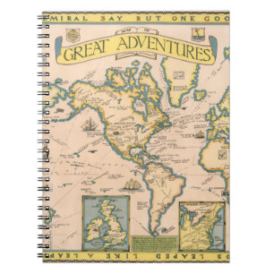 Cuaderno Mapa de las grandes aventuras