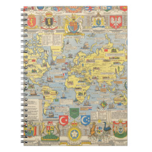 Cuaderno Mapa de las Naciones Unidas del Mundo